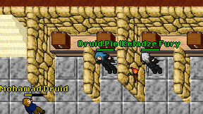 Druid Pietro on screen
