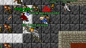 Dark merlinoide on screen