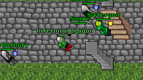 Infernical dragon on screen