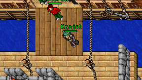 Krajst on screen