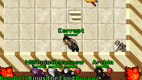 Korrupt on screen