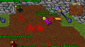 Golden Axer on screen