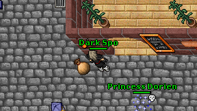 Dark Spo on screen