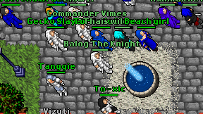 Balog The Knight on screen
