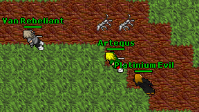 Artequs on screen