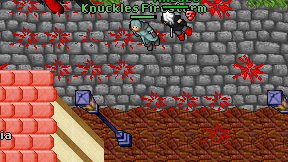 Knuckles Firestorm on screen