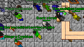 Dark strus on screen