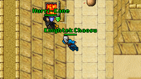 Knightek Chaosu on screen