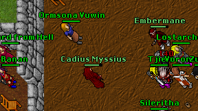 Cadius Myssius on screen