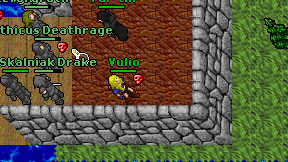 Vulio on screen