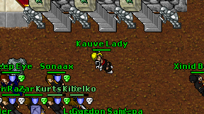 Kauve Lady on screen