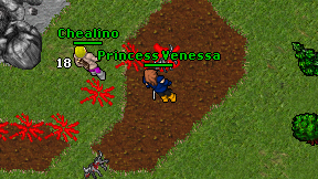 Princess Venessa on screen