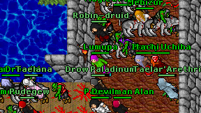 Robin-druid on screen