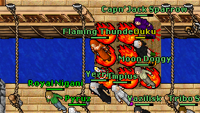 Flaming Thunder on screen
