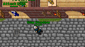 Slim Shadow on screen