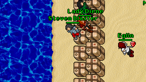 Steven Blaster on screen