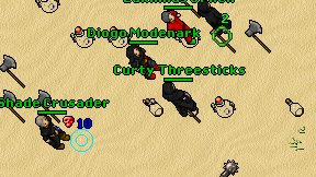 Curty Threesticks on screen