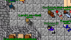 Lord Lan-Hell on screen