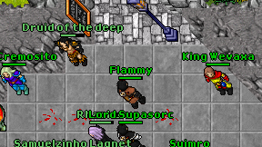 Flammy on screen