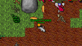 Evull Crawz on screen