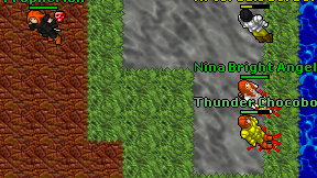 Thunder Chocobo on screen