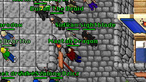Mastah Dragon on screen