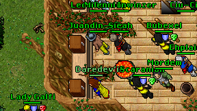 Juandin-loko on screen