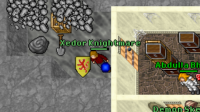 Xedor Knightmare on screen