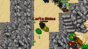 Larta Shino on screen