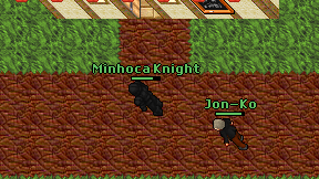 Minhoca Knight on screen