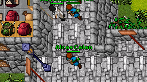 Alcas Calan on screen