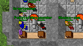 Arcanoider on screen