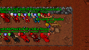 Druid of pulla on screen