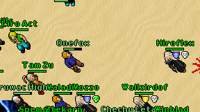 Onefox on screen