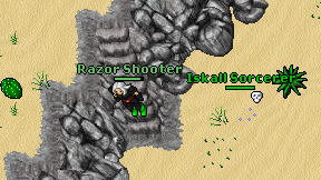 Razor Shooter on screen