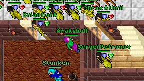 Araksboll on screen