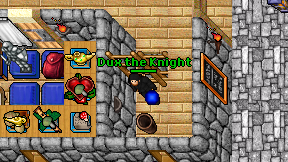 Dux the Knight on screen