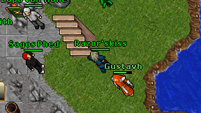Razor'skiss on screen