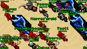 Marres'druid on screen