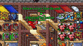 Druid Spankie on screen