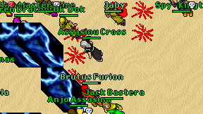 Assasinu Cross on screen