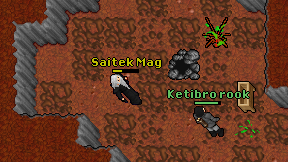 Saitek Mag on screen