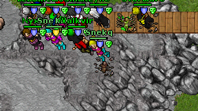 Snekq on screen