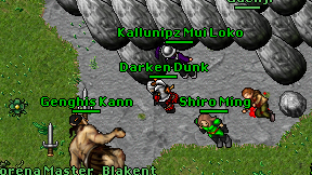 Darken Dunk on screen