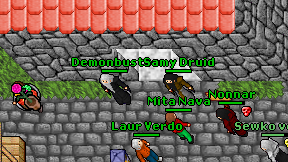 Demonbuster on screen