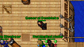 General Denbleke on screen