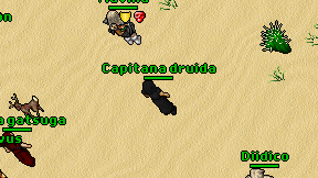 Capitana druida on screen