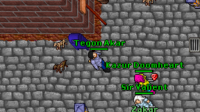 Tegon Akar on screen