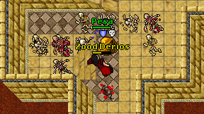 Zood Derios on screen