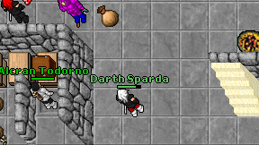 Darth Sparda on screen